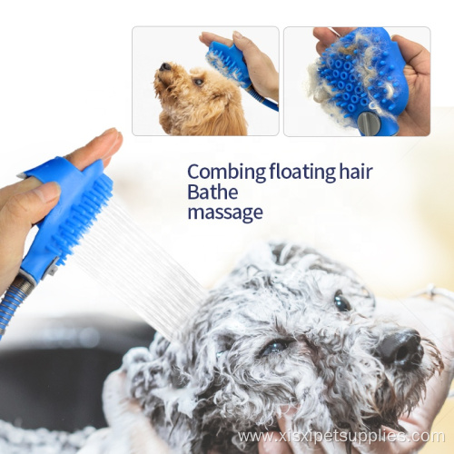 Pet Water Washing Brush Dog Sprayer Bath Brush